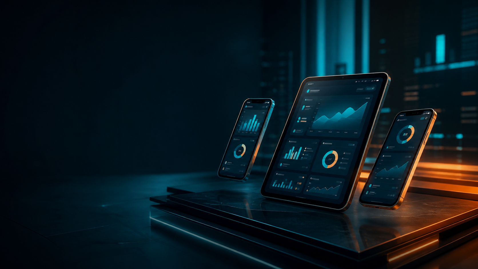 Mobile business applications on multiple devices